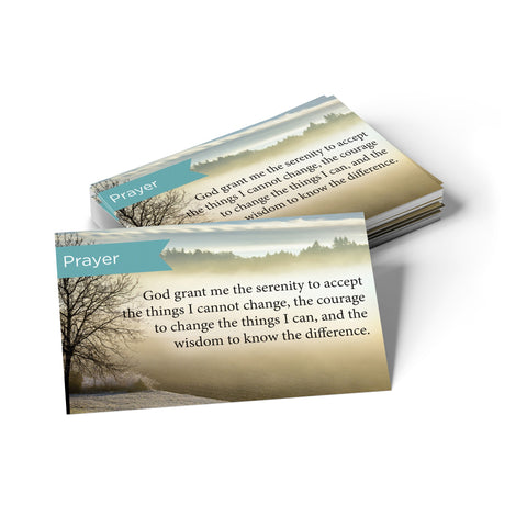Serenity Prayer, Pass Along Scripture Cards, Pack 25