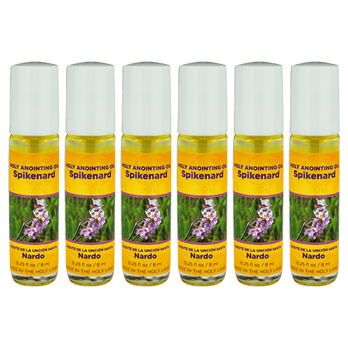 Anointing Oil from Israel, Bulk Assortment Sample Kit of 6 Scents
