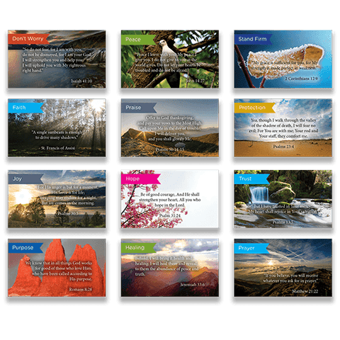 Pass Along Scripture Cards Variety Pack of 60 - Assortment 9 – Logos ...