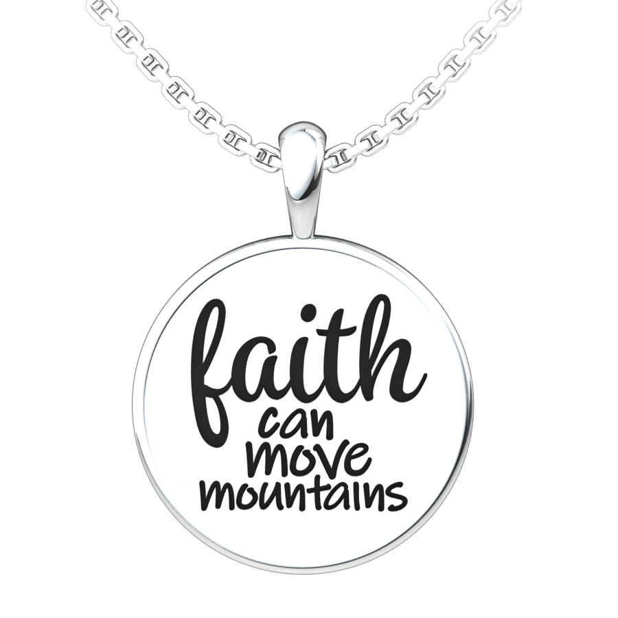 Women's Faith Sterling Silver Pendant