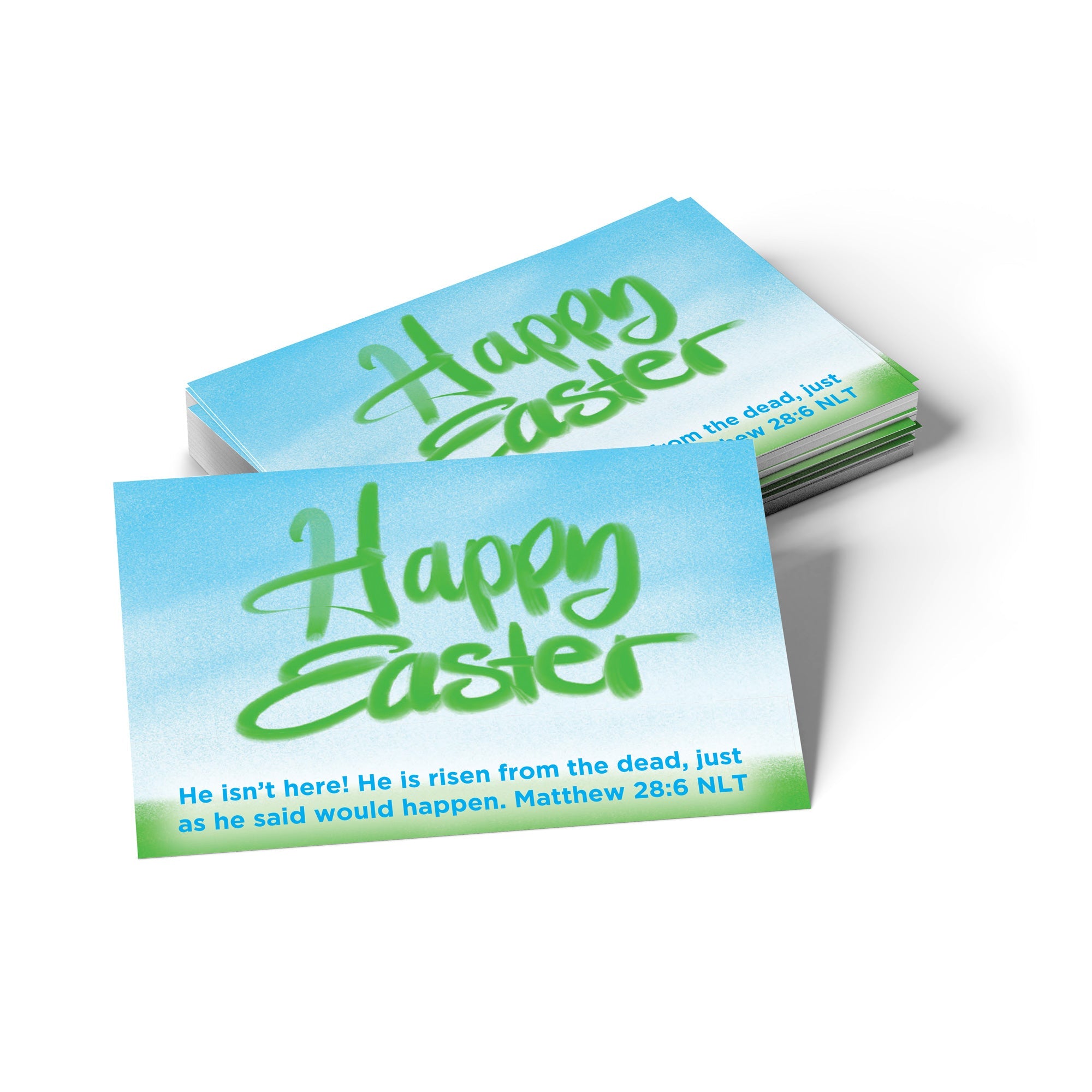 Easter, Pass Along Scripture Cards, Happy Easter, Matthew 28:6, Pack of 25